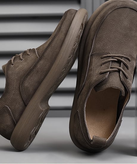 casual leather derby shoes /3color　NL2375