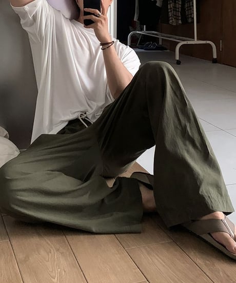 oversized premium cotton tee /2color　NL2333