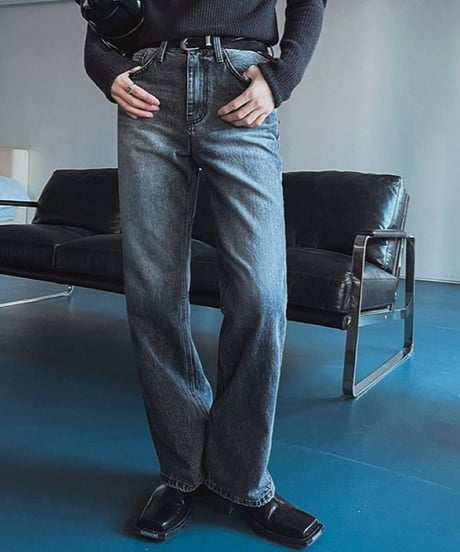 modern flare denim pants　NL2349