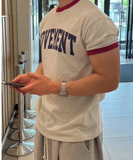 korean style movement ringer tee　NL2151