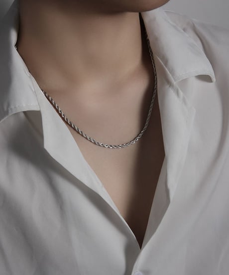 twist rope chain necklace　NL2207