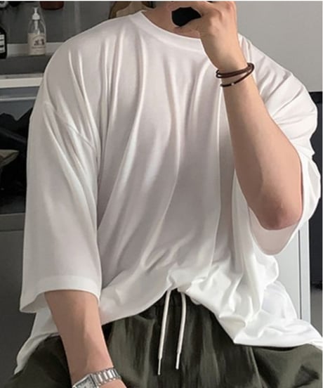 oversized premium cotton tee /2color　NL2333