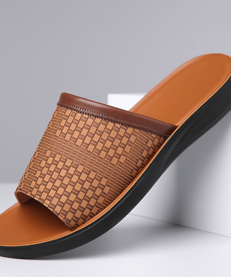 weave pattern casual slides /3color　NL2388