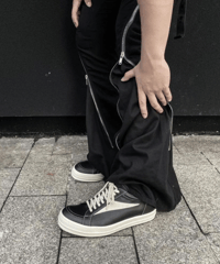 rick owens vintage sneakers black milk　NL2369