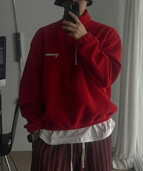 half zip sherpafleec pullover /6color　NL2092