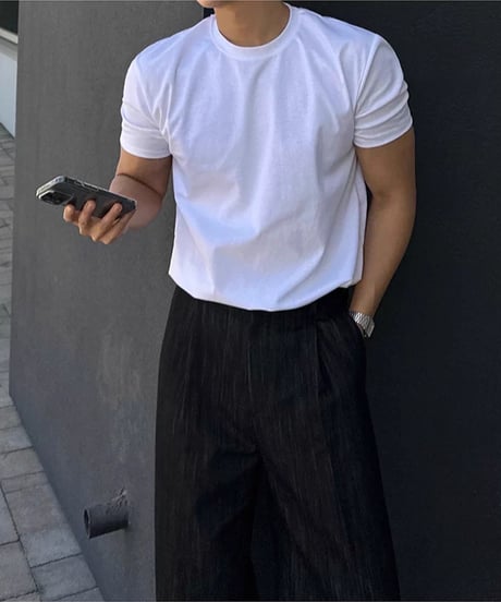 premium basic slim fit tee / 3color　NL2404