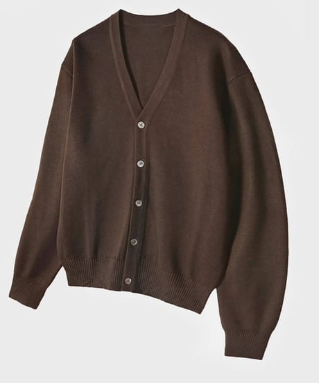 relaxed v neck knit cardigan /3color　NL2343