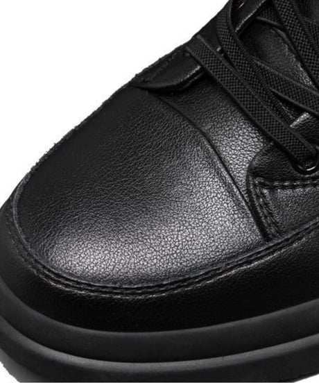 casual leather sneakers standard & warm fur lined /3color　NL2370