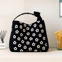 COCO Ribbon Bag – Daisy Black NO.700001