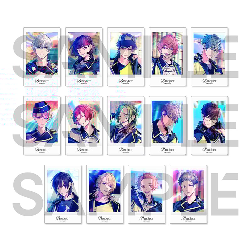 B-project 増長 キービジュアル チェキ B-PROJECT 10th Memory POP UP SHOP -10Frame-