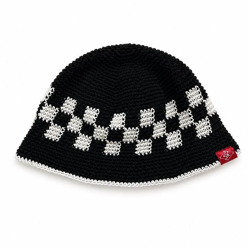 THE BLUE JUICE ALL HANDMADE CROCHET HAT/オールハンドメ