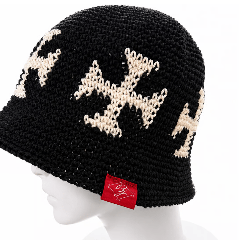 THE BLUE JUICE ALL HANDMADE CROCHET HAT/オールハンドメ