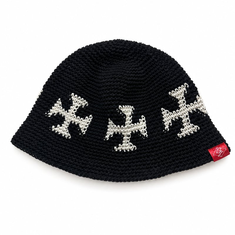 THE BLUE JUICE ALL HANDMADE CROCHET HAT/オールハンドメ