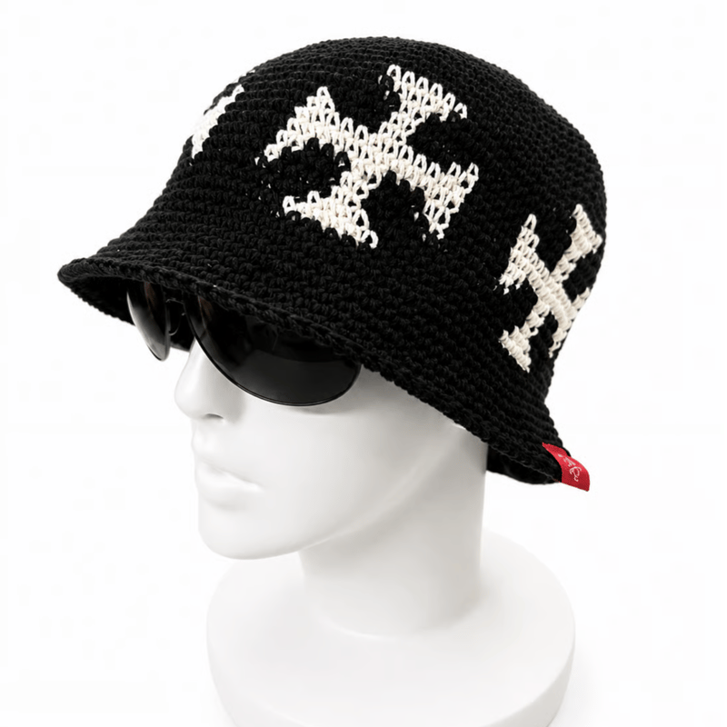 THE BLUE JUICE ALL HANDMADE CROCHET HAT/オールハンドメ