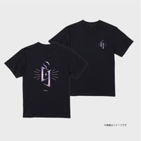 9Lana 1st ロゴデザインTシャツ／ブラック