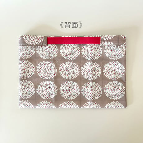 水平に運べるエコバッグ(お花柄みずいろ)