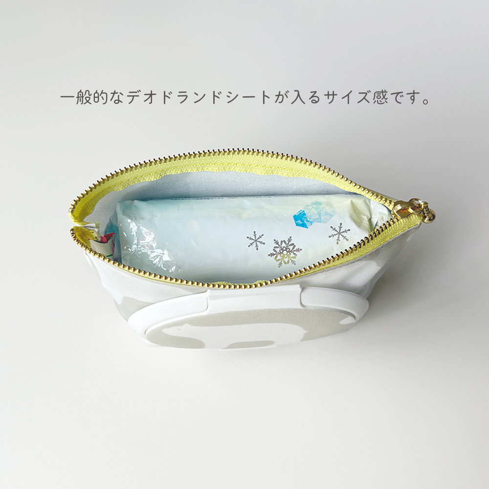 ウェットティッシュポーチ／ゴミ袋ポーチ付♪ | HiRoE Works
