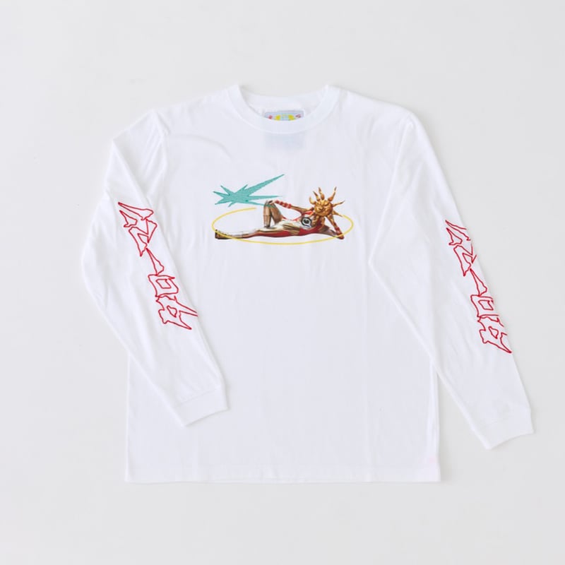 刺繍ロン T/白 | GOSAY store