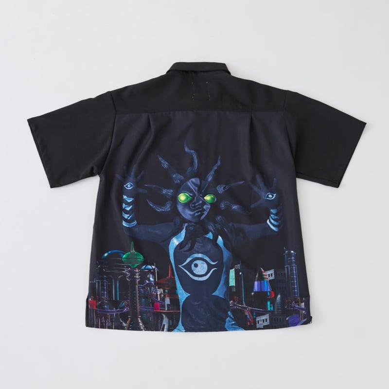 開襟シャツ 新品 USA製 CALTOP Open Collar L/S Shirts (BLACK) キャル