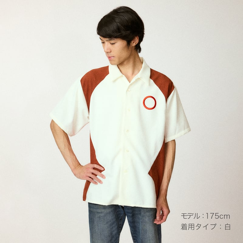 レア　テンダーロイン　ノーカラーシャツ 開襟シャツ/黒 | MONDE x GOSAY store