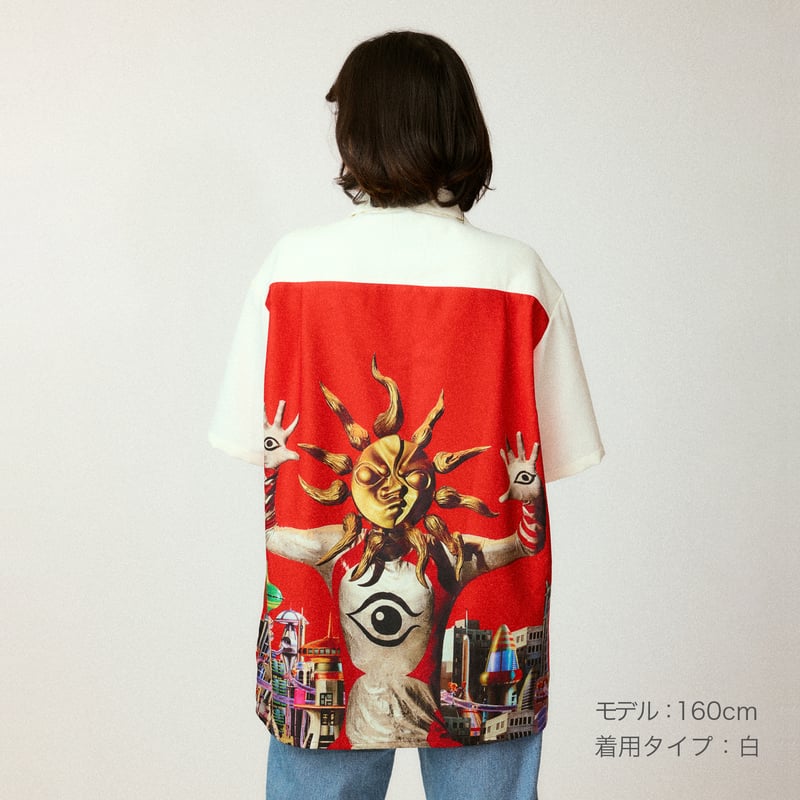 開襟シャツ/白 | MONDE x GOSAY store