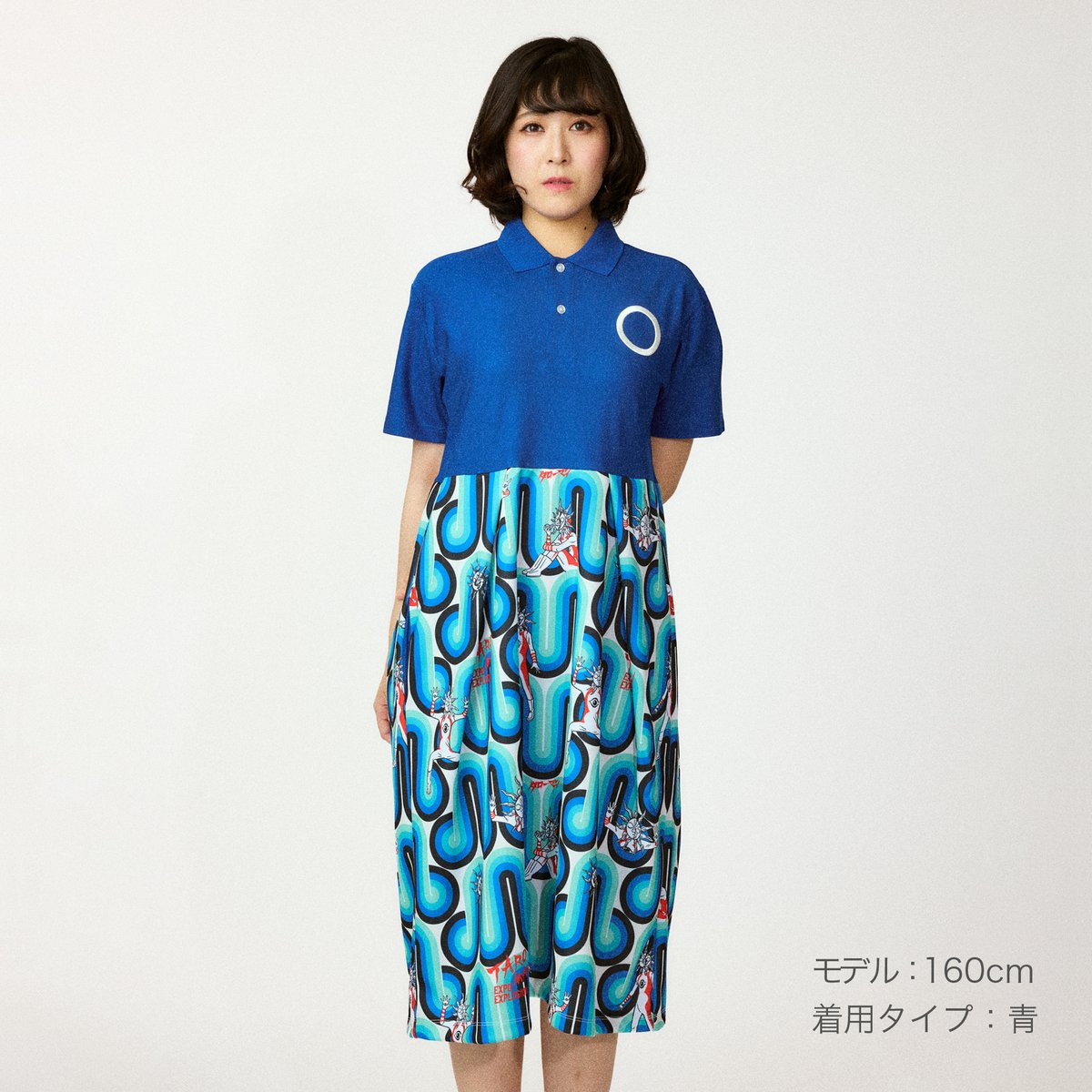 完売❤️黒archivio ポロスタイルワンピース Lallana | 【New arrival】 ▪︎RETRO CLASSIC POLO ONEPIECE