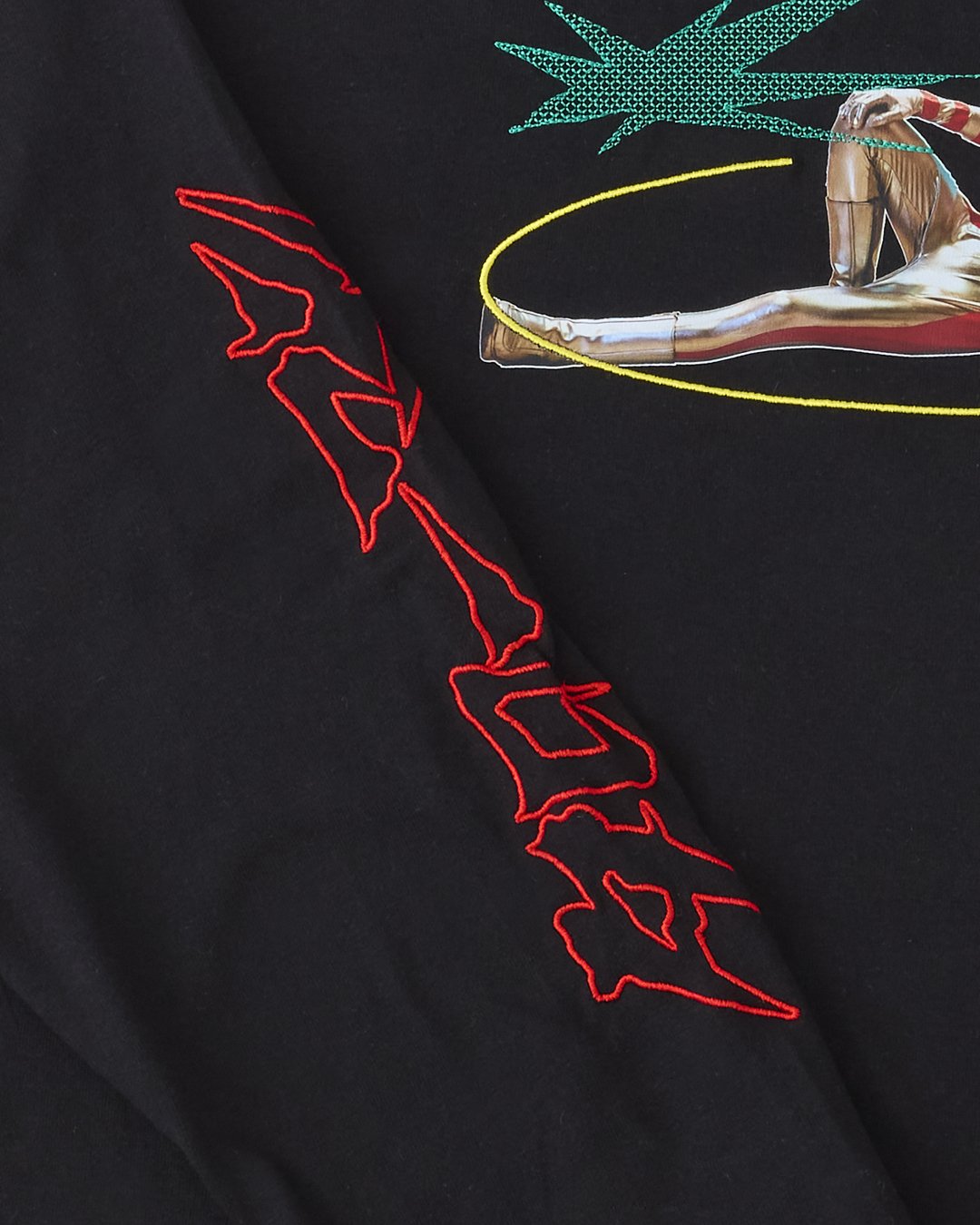 MONDEWORK×タローマン 刺繍ロンT 黒 XL 刺繍ロン T/黒 | GOSAY store