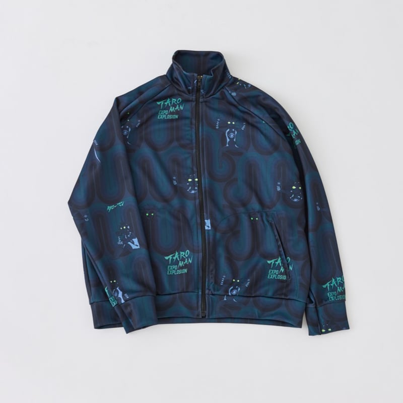 maonosuke ハイネックジャージ maonosuke ハイネックジャージ gray×light blue maonosuke