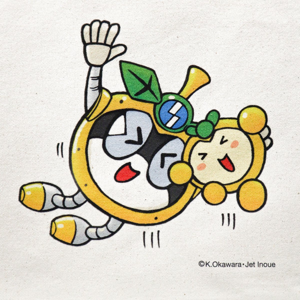 なしのすけ＆なちのちゅけ×Additional Time コラボ第三弾トートバッグ