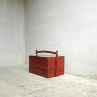 赤茶つやの二段おかもち　〈120A〉