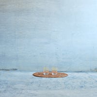 ラタンのラウンドランチョンマット　〈120B〉