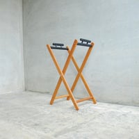 折りたたみ式木製ごみ袋スタンド　(140B)