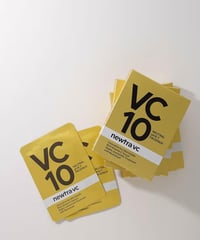 【緊急入荷！美容家さんご紹介】 newtra vc10フェイシャルマスク（4枚入り）
