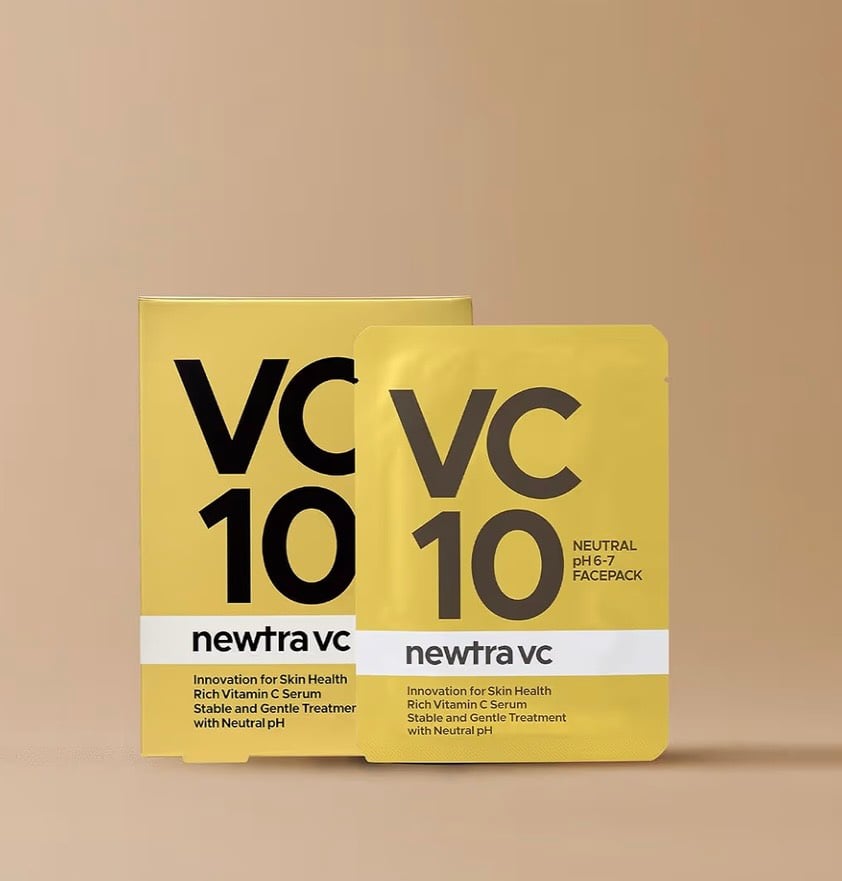 緊急入荷！美容家さんご紹介】 newtra vc10フェイシャルマスク（4枚