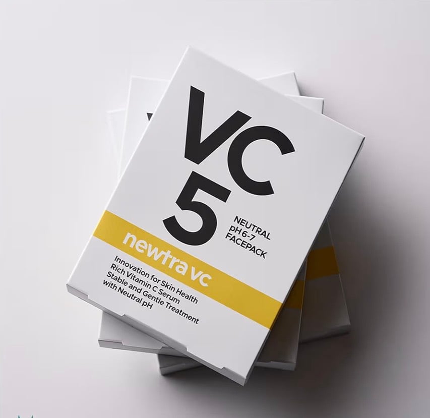 週に一度のVCマスク】 newtra vc5フェイシャルマスク（4枚入り