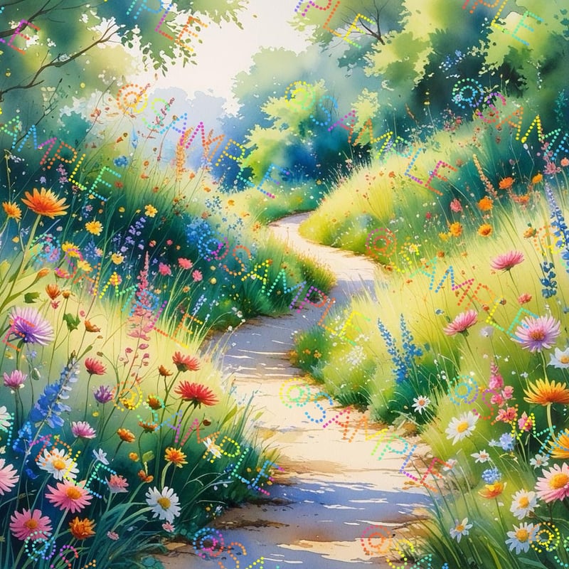 Flower hat 絵画原画 Flower_i_50 | Cheerful Time