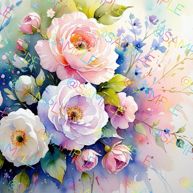 花＊花 即日☆【造花】YDM/ミニフラワーブッシュ LAV/FB -2567-LAV - 花材通販