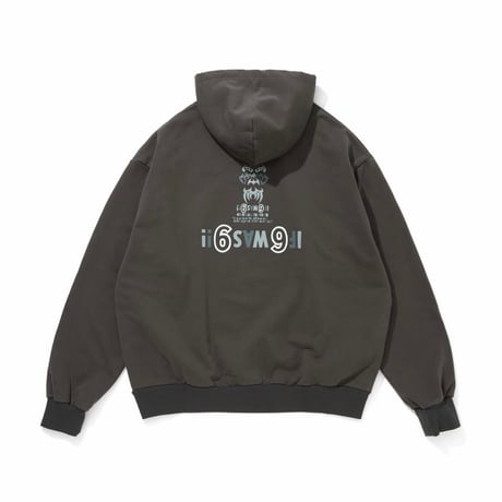 [HIDEANDSEEK×Toru Nishiura]The H&S Hooded Sweat Shirt/C-GRY