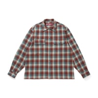 [HIDE AND SEEK] Flannel Check L/S Shirt/RED