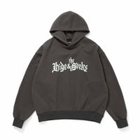 [HIDEANDSEEK×Toru Nishiura]The H&S Hooded Sweat Shirt/C-GRY