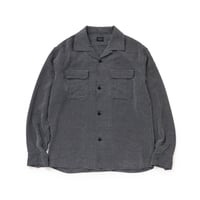 [RATS]SASHIKO DOBBY SHIRT/BLACK