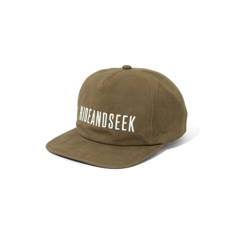 [HIDE AND SEEK]Logo Trucker CAP/BROWN