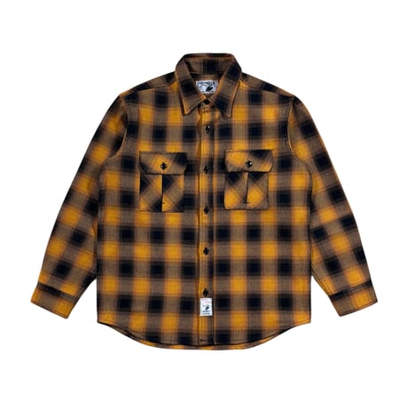 [ANDFAMILYS]Herringbone Fade Check Jacket/YELLOW