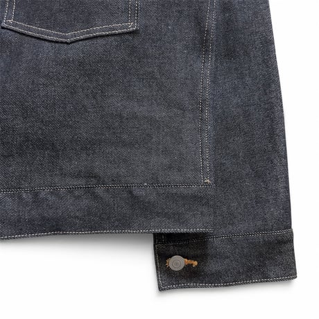[ANDFAMILYS]Denim Jacket Record1/BLACK