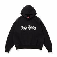 [HIDEANDSEEK×Toru Nishiura]The H&S Hooded Sweat Shirt/BLK