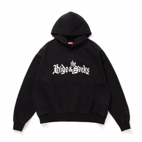 [HIDEANDSEEK×Toru Nishiura]The H&S Hooded Sweat Shirt/BLK