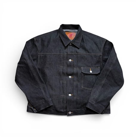 [ANDFAMILYS]Denim Jacket Record1/BLACK