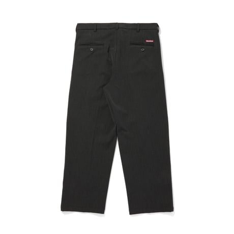 [HIDE AND SEEK]Striped Tuck Slacks/GRAY