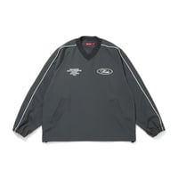 [HIDE AND SEEK]V Neck Track Jacket/ C-GRY