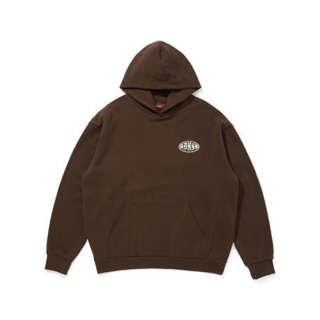 [HIDE AND SEEK]HDNSK Hooded Sweat Shirt/BROWN